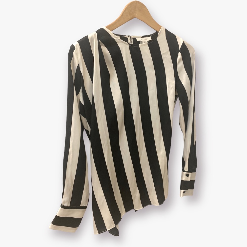 TopShop New With Tags Striped Women’s Blouse